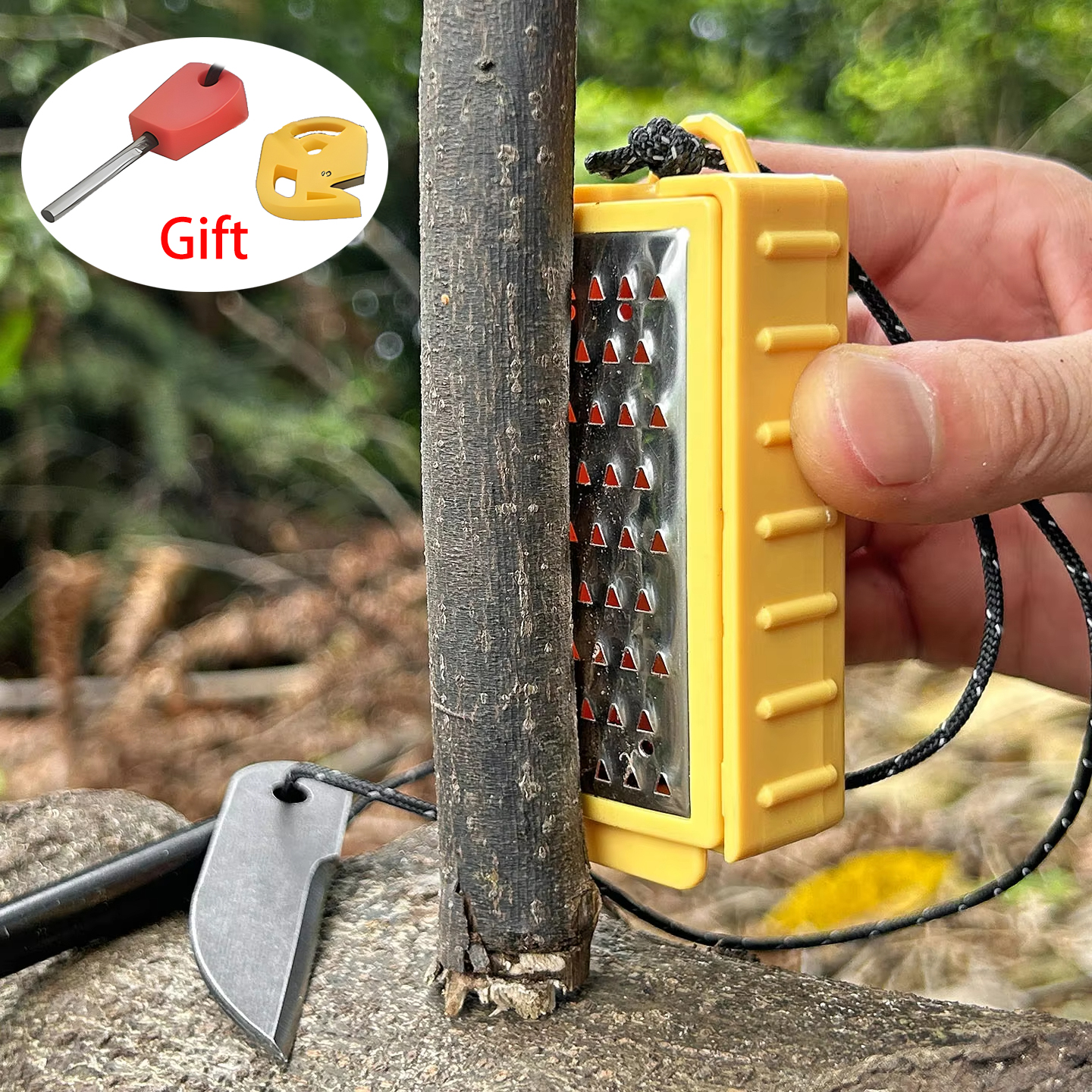 NOVO Kit de Acampamento ao Ar  - Ferro Rod Striker avaliação e preço