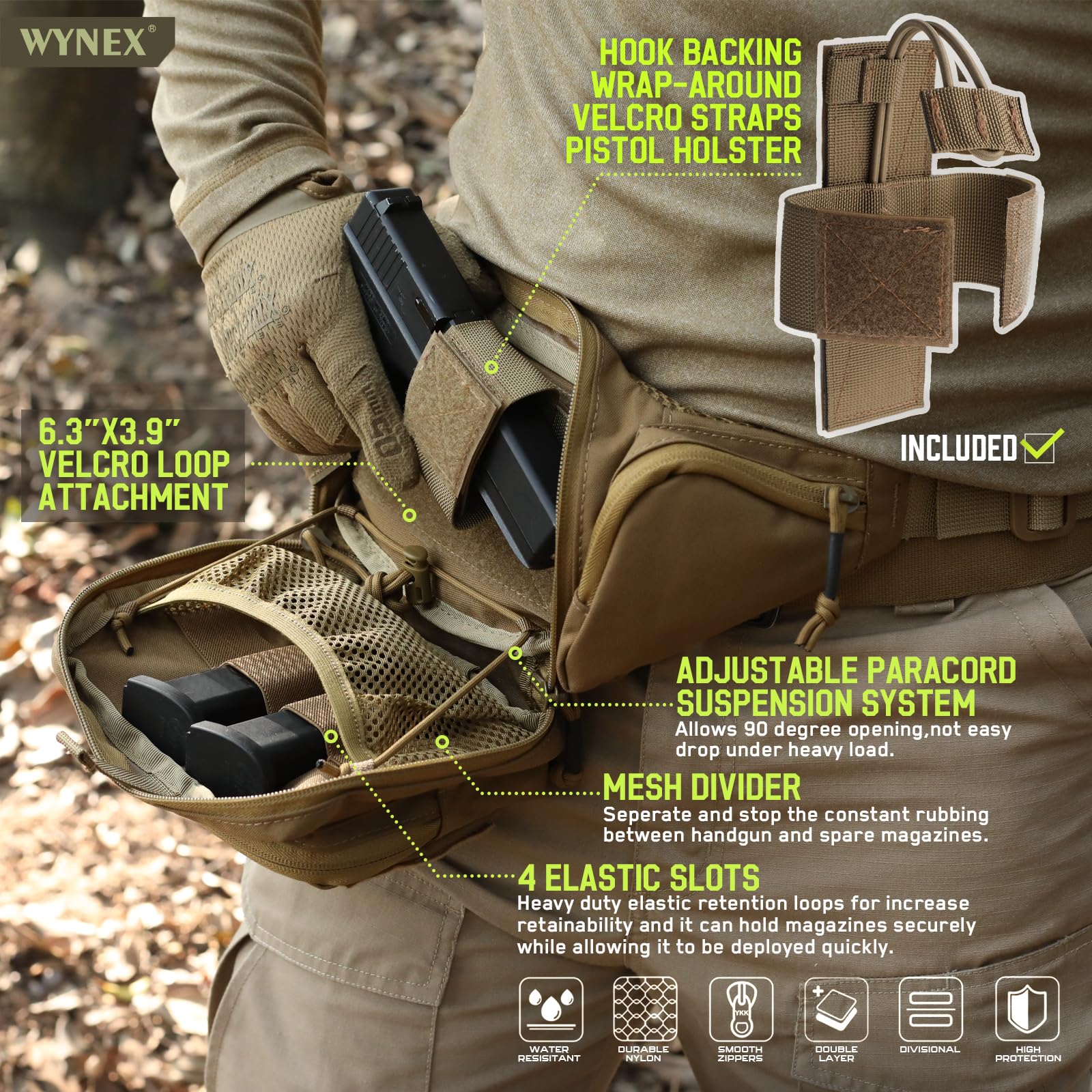 Bolsa Tática de Cintura para T - Edc Concealed Carry Fanny Pack avaliação e preço