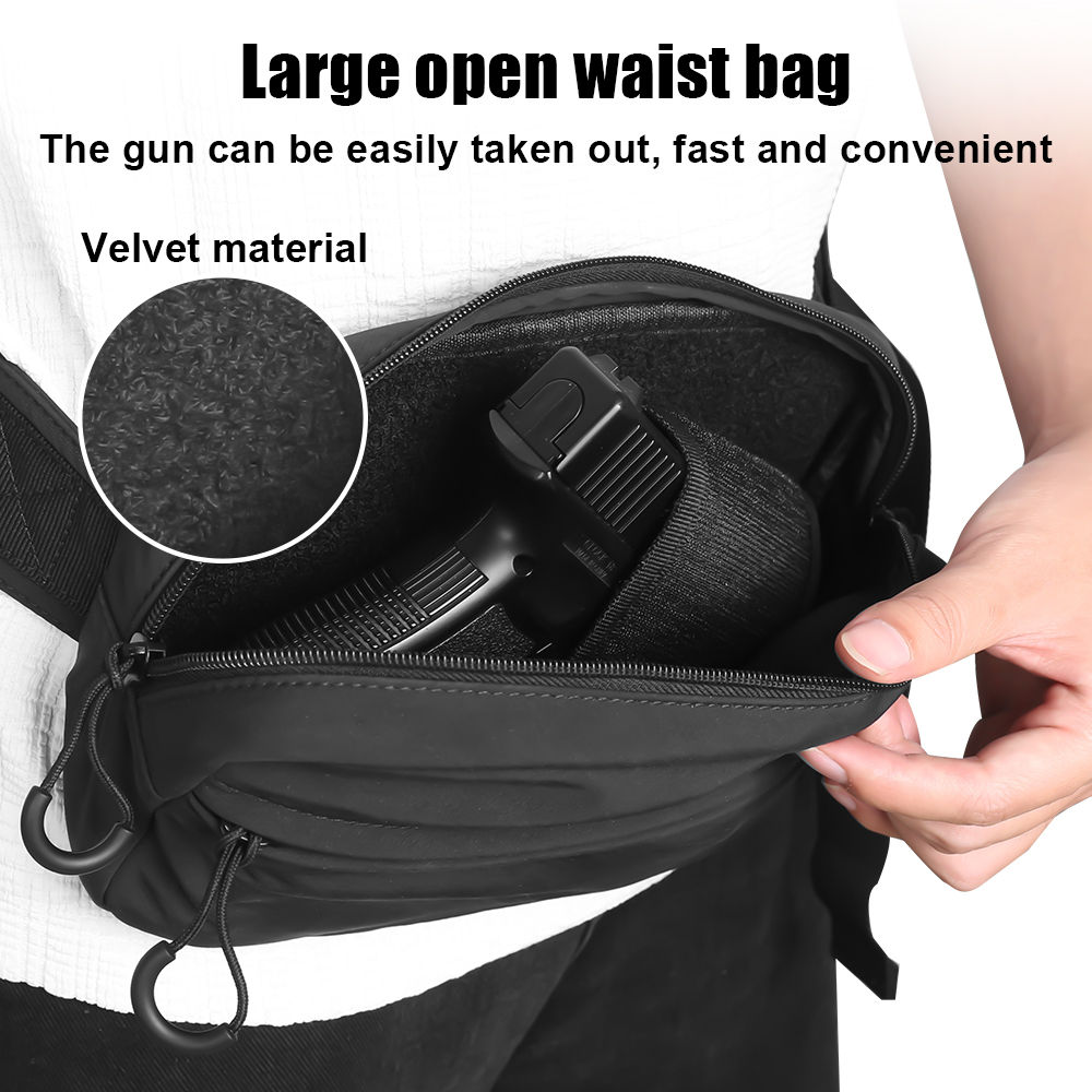 Bolsa tática crossbody para pi - Edc Concealed Carry Fanny Pack avaliação e preço
