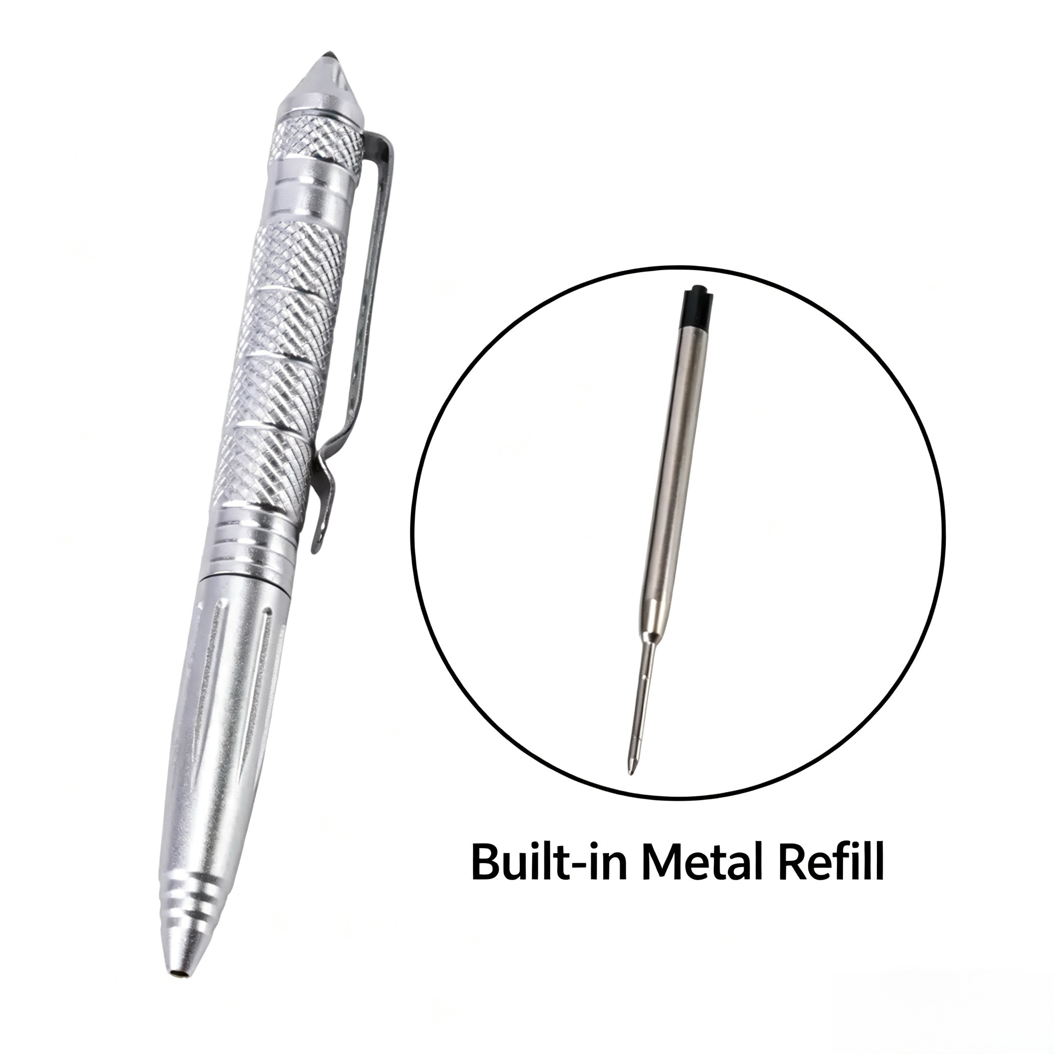 Caneta Tática Multifuncional p - Pen Tactical Glass avaliação e preço