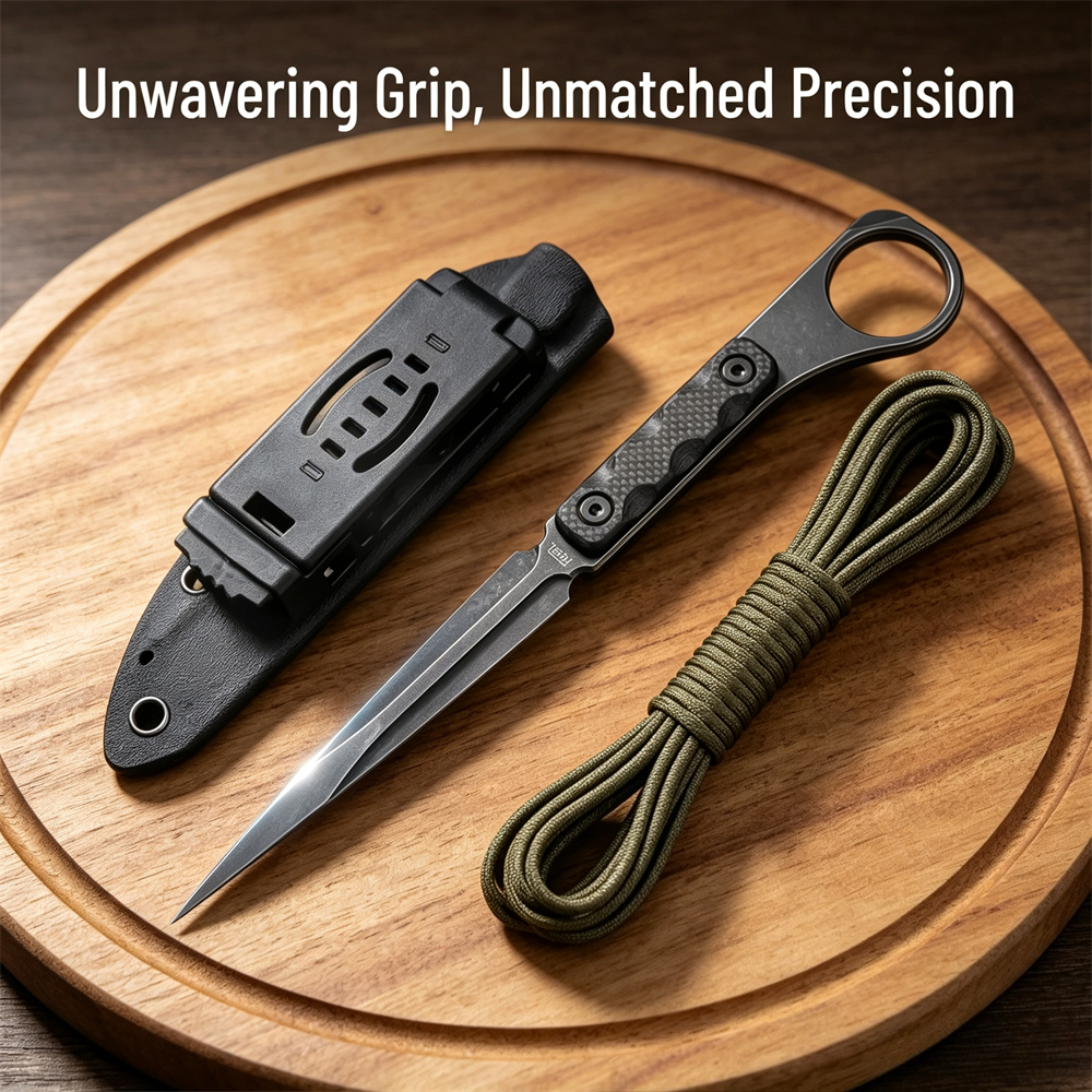 Faca de Lâmina Fixa Leve EDC,  - Edc Fixed Blade Deep Carry avaliação e preço