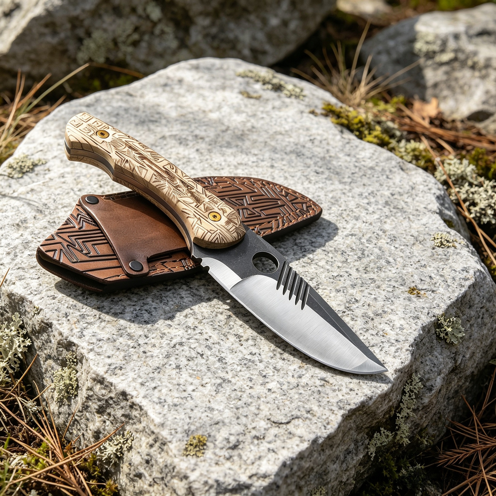 Faca Utilitária 8Cr13Mov e G10 - Edc Fixed Blade Deep Carry avaliação e preço