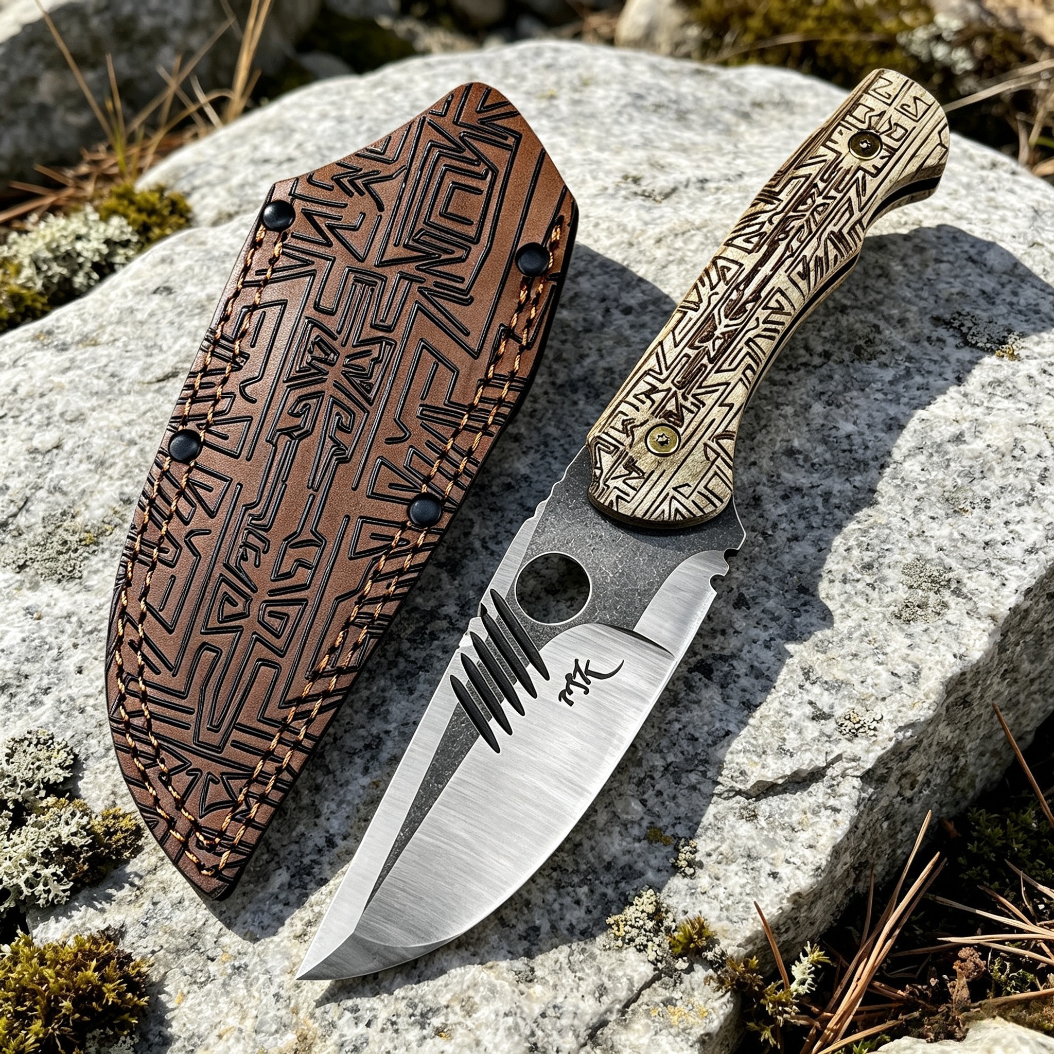 Faca Utilitária 8Cr13Mov e G10 - Edc Fixed Blade Deep Carry avaliação e preço