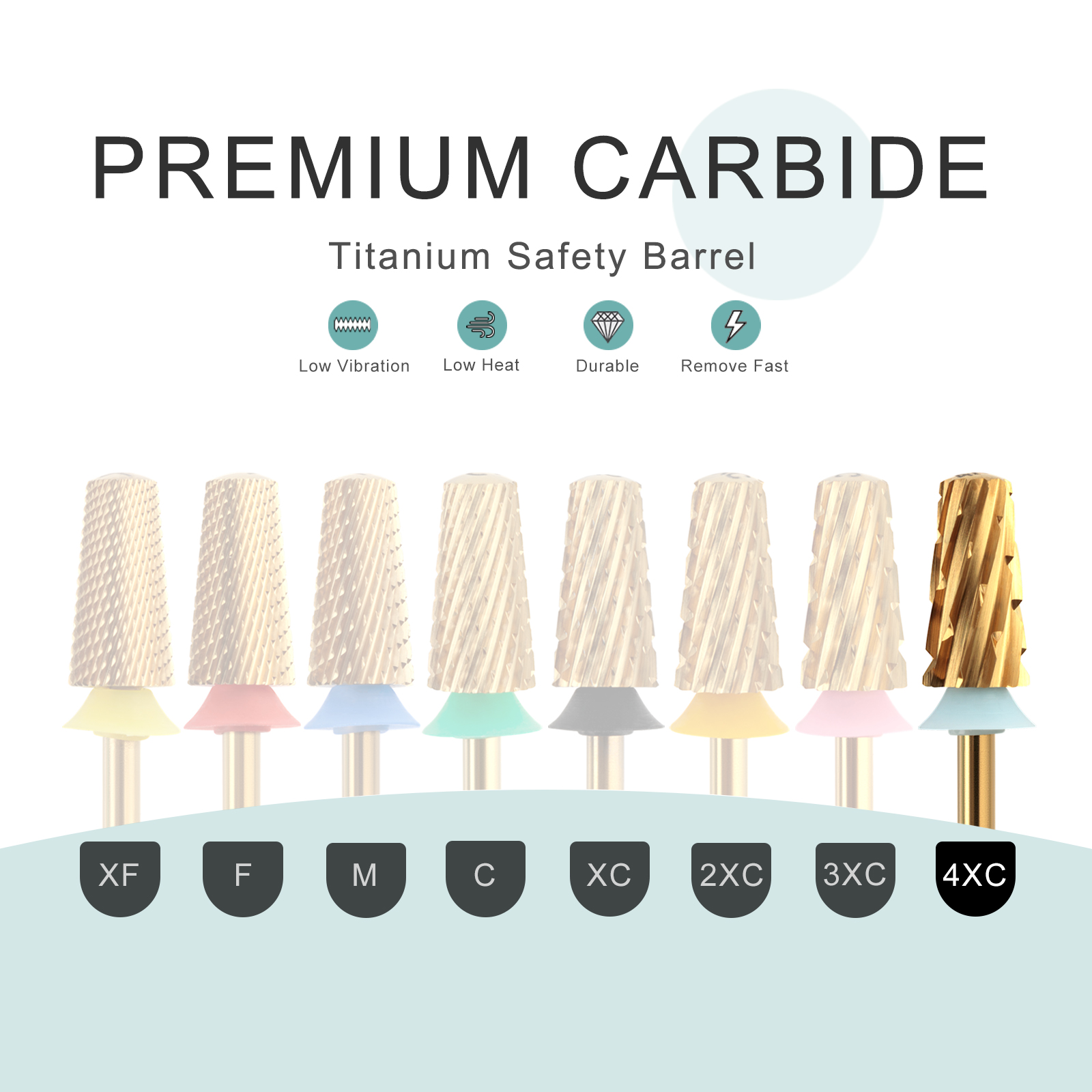 Hytoos 4xc titânio cônico preg - Nail File Titanium avaliação e preço