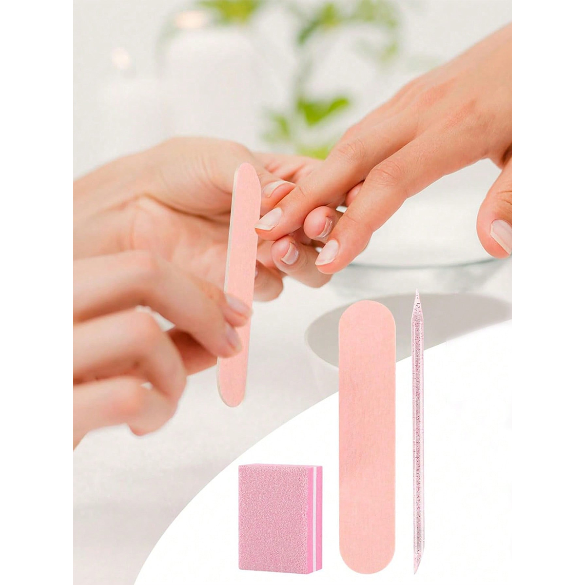 Kits de manicure, pacote indiv - Nail File Titanium avaliação e preço