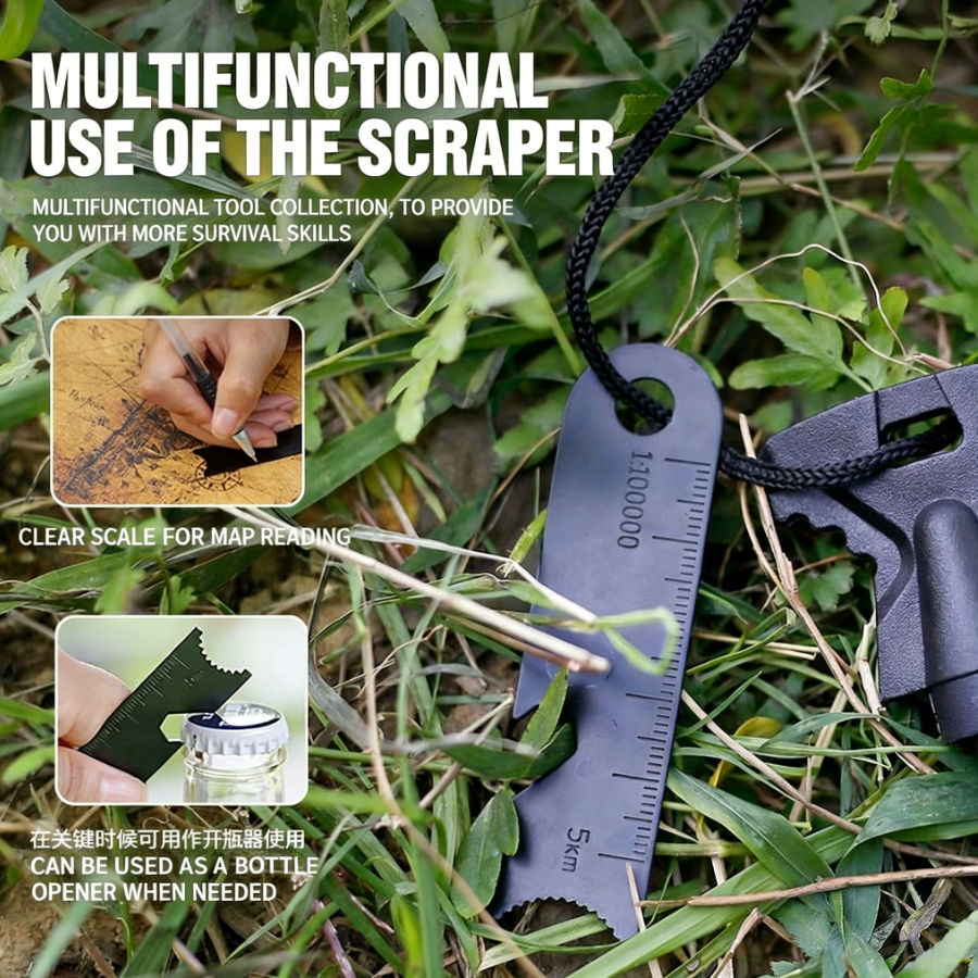 Acendedor de Fogo Multifuncion - Ferro Rod Striker avaliação e preço