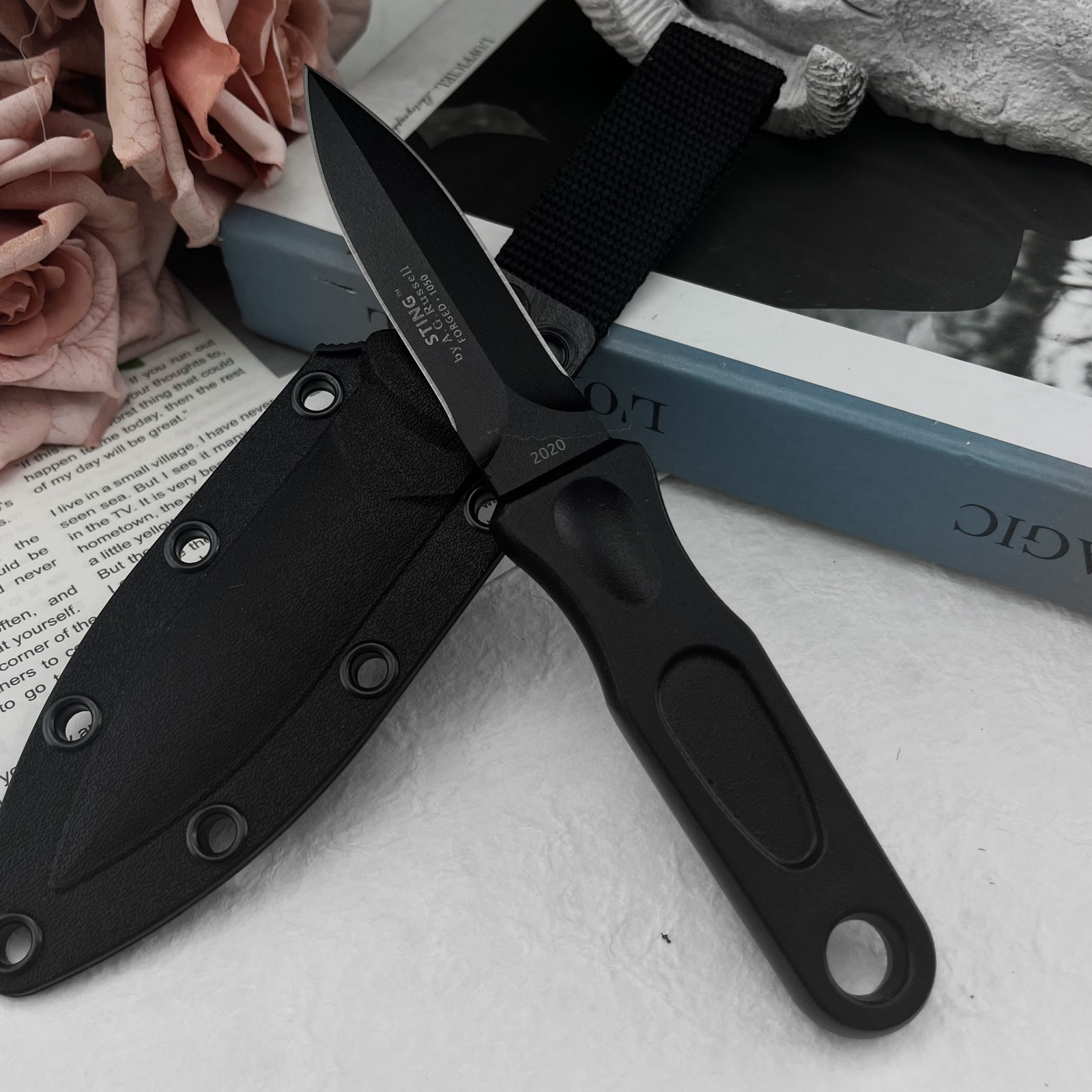 Faca de Lâmina Fixa Multifunci - Edc Carry Fixed Blade avaliação e preço