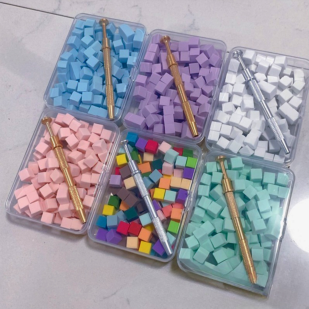1 conjunto de 100 peças de Alg - Nail File Titanium avaliação e preço