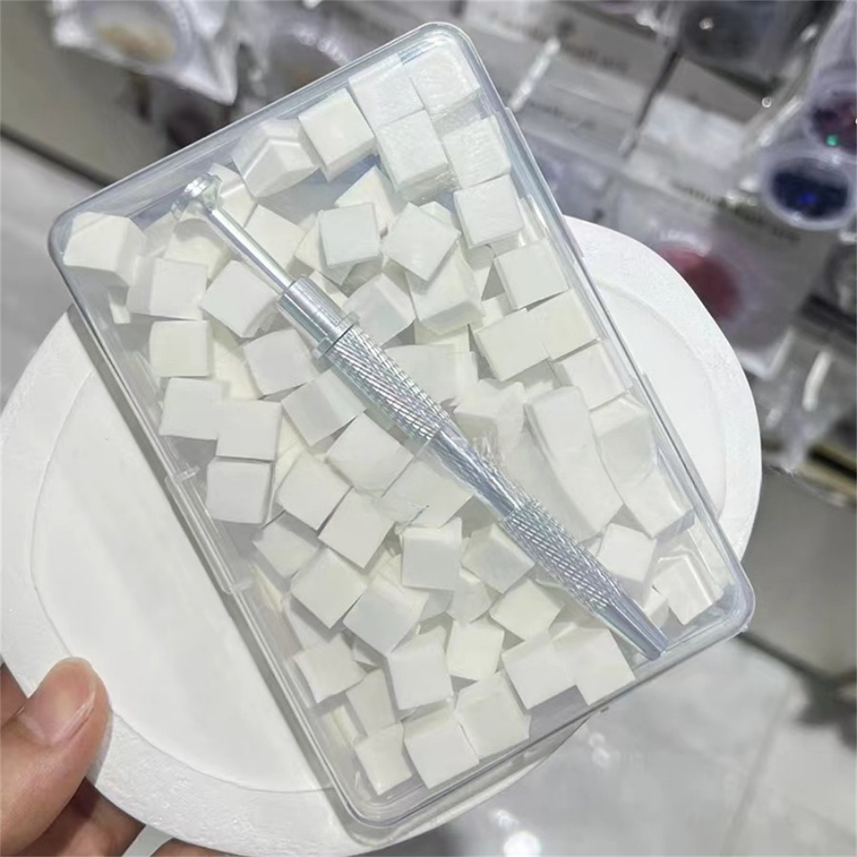 1 conjunto de 100 peças de Alg - Nail File Titanium avaliação e preço