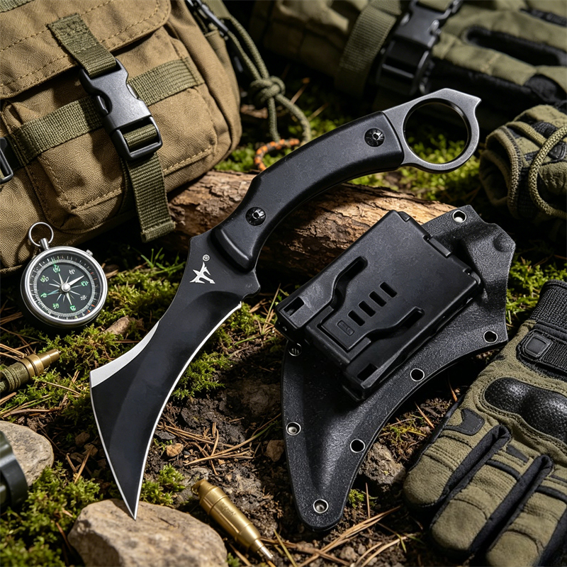 Faca Claw com Lâmina D2 e Cabo - Edc Fixed Blade Deep Carry avaliação e preço