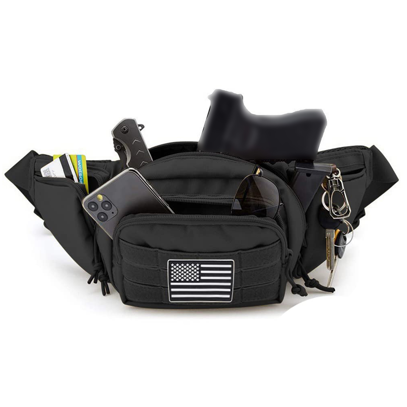 Bolsa tática para cintura, bol - Edc Concealed Carry Fanny Pack avaliação e preço