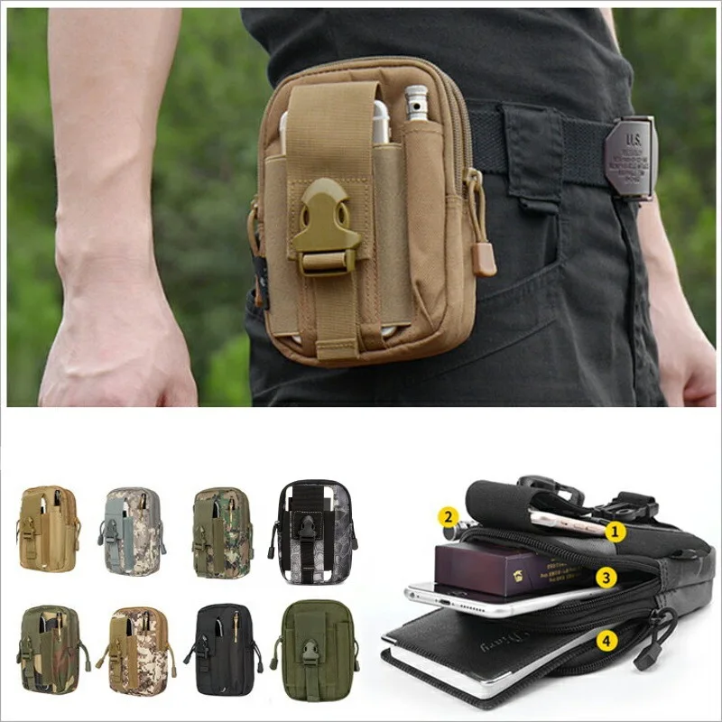 Bolsa de cintura tática edc mo - Edc Carry Bag For Men avaliação e preço