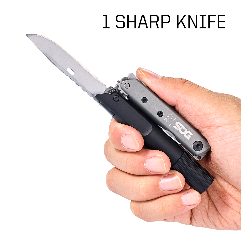 Sog baton q2 4 em 1 multi-ferr - Edc Carry Flashlight avaliação e preço