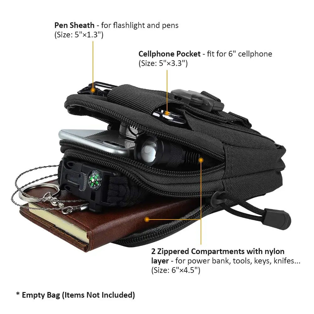 Bolsa de Cintura Tática Multif - Edc Carry Pack avaliação e preço