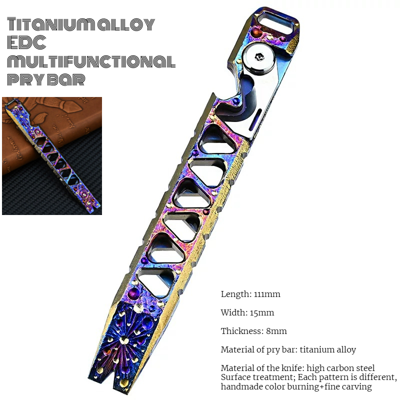 Barra Multifuncional de Titâni - Titanium Pry Bar avaliação e preço