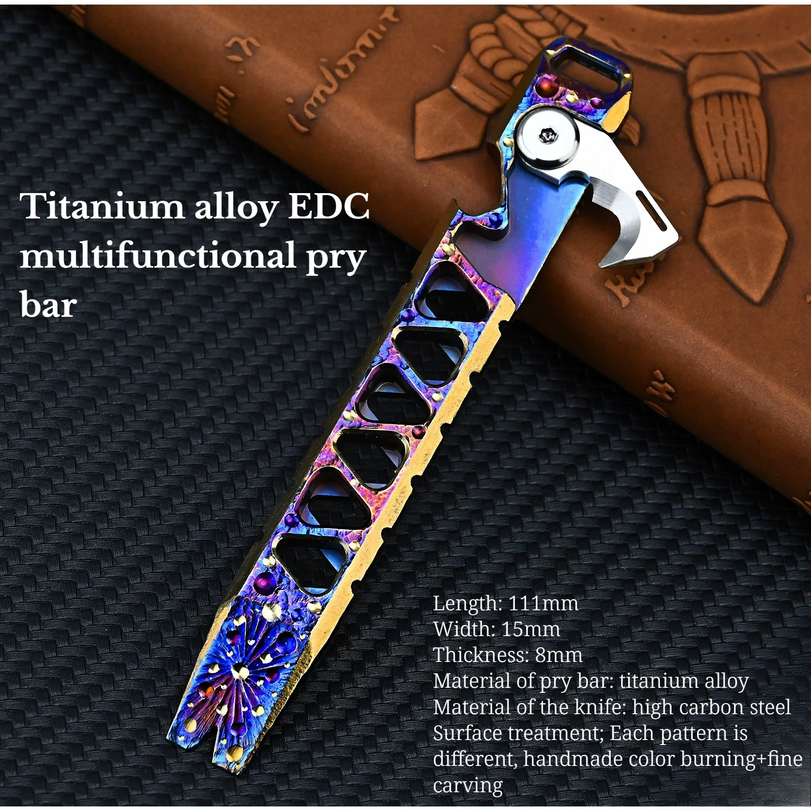 Barra Multifuncional de Titâni - Titanium Pry Bar avaliação e preço