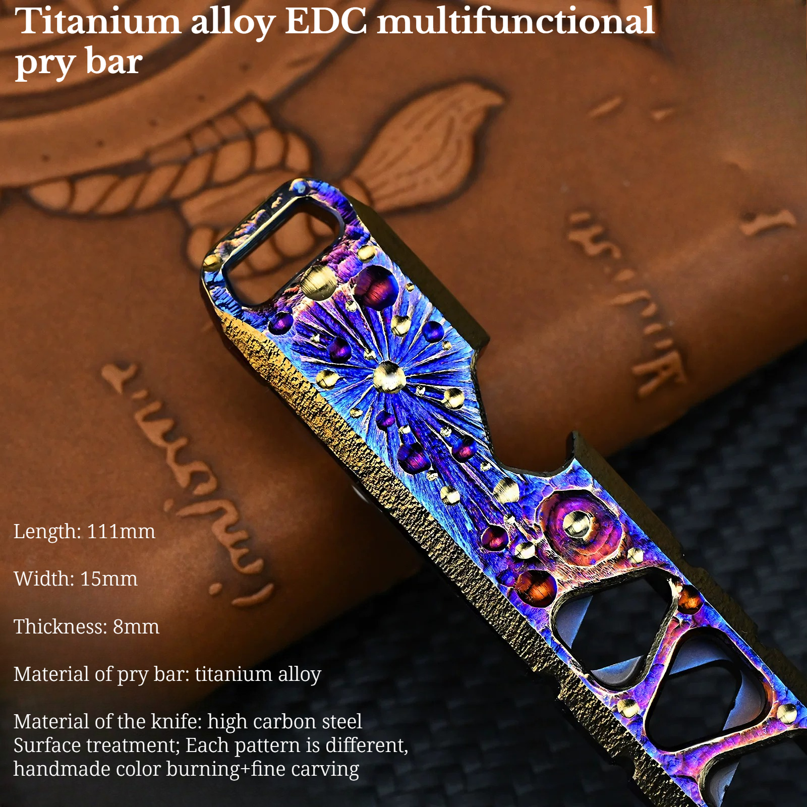 Barra Multifuncional de Titâni - Titanium Pry Bar avaliação e preço