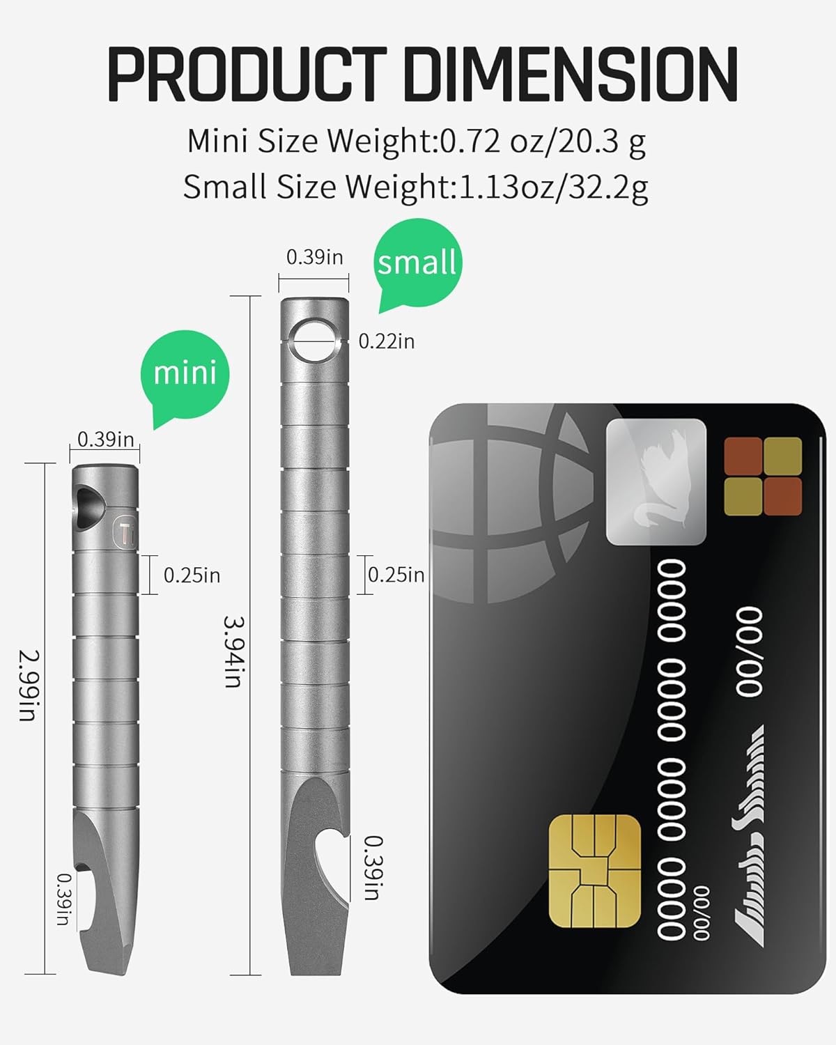 TISUR Titanium EDC Pry Bar, ch - Titanium Pry Bar avaliação e preço
